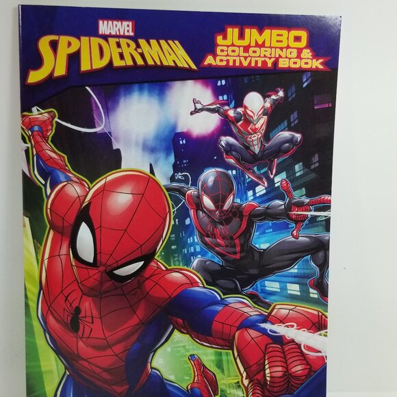 Marvel | Toys | Spider Man Jumbo Coloring Book With Share And Tare ...